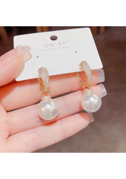 Hengshan Popüler 925 Gümüş Iğne Küpe Klasik Geometrik Uzun Püskül Küpe (Yurt Dışından)