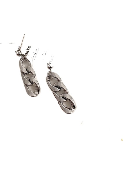 Hengshan Kore Tarzı Kamelya Tarzı Delinmemiş Küpe Inci Çiçek Dama Tahtası Elmas Küpe Kadınlar Için (Yurt Dışından)