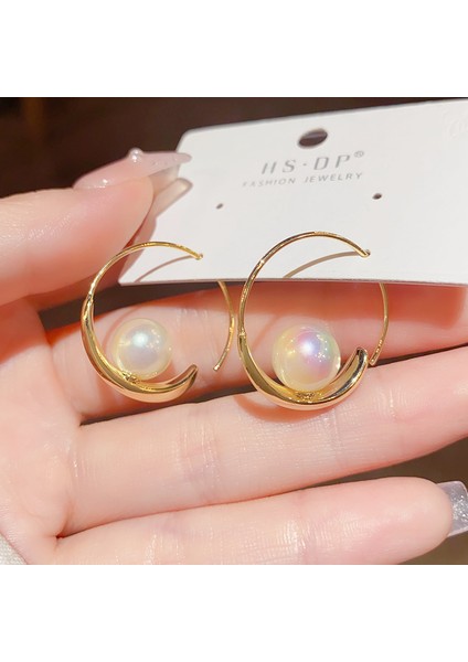 Hengshan Popüler 925 Gümüş Iğne Küpe Klasik Geometrik Uzun Püskül Küpe (Yurt Dışından)