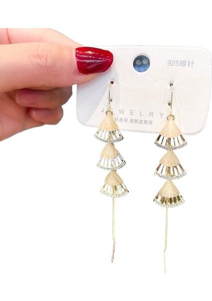 Hengshan Uzun Püskül Küpeler, Yeni Trend Tarz, Modaya Uygun ve Küpeler, Kadın Küpeleri (Yurt Dışından)