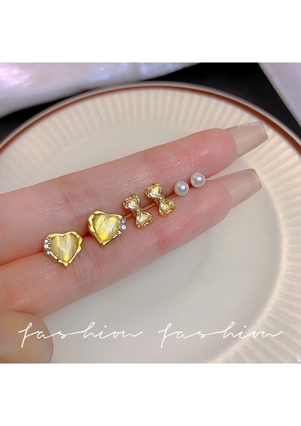 Hengshan S925 Gümüş Iğne Retro Fransız Inci Küpeleri, Üst Düzey, Çok Yönlü, Basit ve Kişiselleştirilmiş Küpeler (Yurt Dışından)