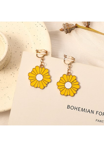 Hengshan Kadınlar Için Yeni Çok Yönlü Kulak Klipsi, Sevimli, Modaya Uygun ve Kişiselleştirilmiş Delinmeyen Küpeler, Retro Mizaç Küpeleri (Yurt Dışından)