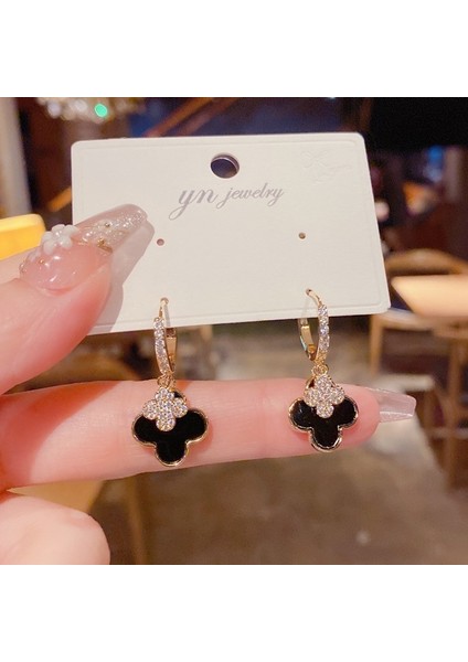 Hengshan Popüler 925 Gümüş Iğne Küpe Klasik Geometrik Uzun Püskül Küpe (Yurt Dışından)