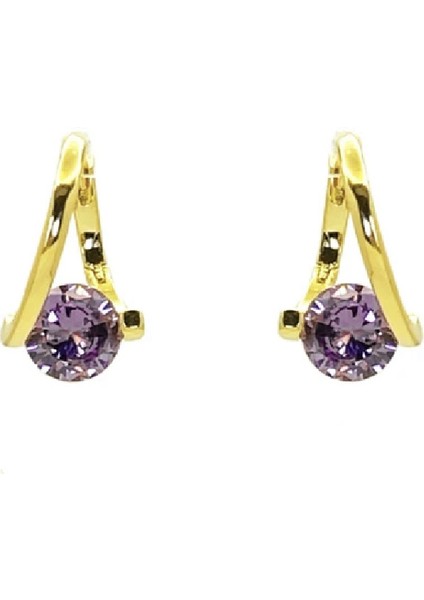 Hengshan Yeni Geometrik Mikro Işlemeli Zirkon Küpeler, Niş Tasarım, Modaya Uygun, Zarif, Sade, Çok Uyumlu Kadın Küpeleri (Yurt Dışından)