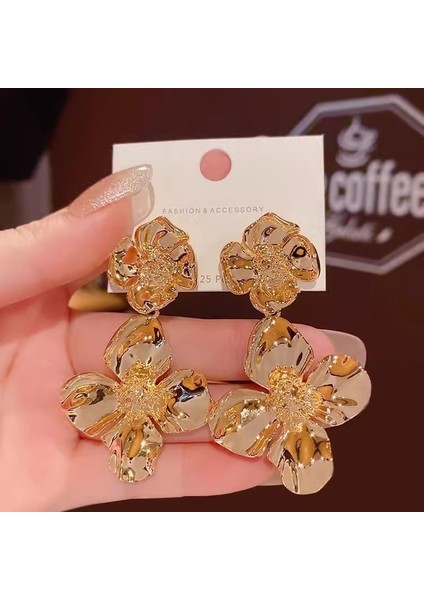 Hengshan S925 Gümüş Iğne Retro Fransız Inci Küpeleri, Üst Düzey, Çok Yönlü, Basit ve Kişiselleştirilmiş Küpeler (Yurt Dışından)