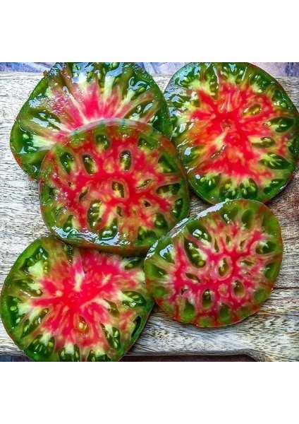 Ananas Noir Yeşil Kırmızı Etli Domates Tohumu (15 Tohum)