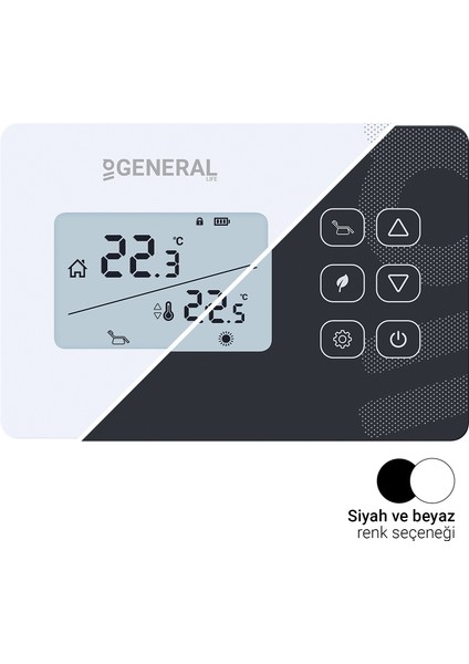 Mitra HT290S Rf Mod Seçenekli Kablosuz Oda Termostatı fiyatları