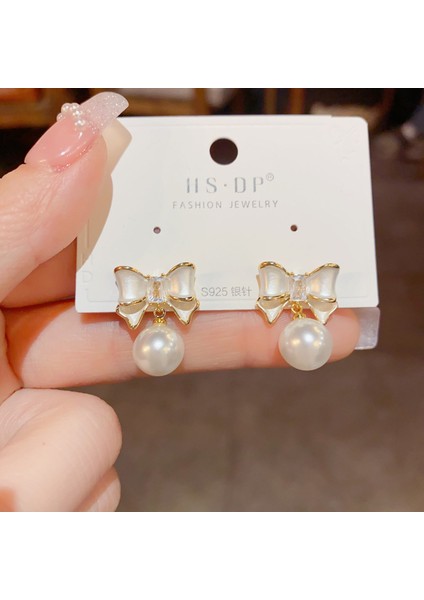 Hengshan Popüler 925 Gümüş Iğne Küpe Klasik Geometrik Uzun Püskül Küpe (Yurt Dışından)