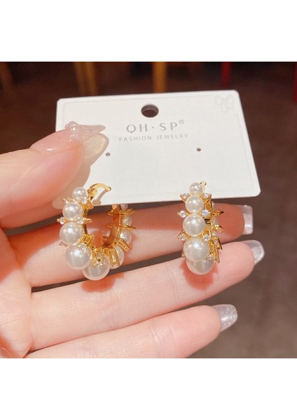 Hengshan Popüler 925 Gümüş Iğne Küpe Klasik Geometrik Uzun Püskül Küpe (Yurt Dışından)