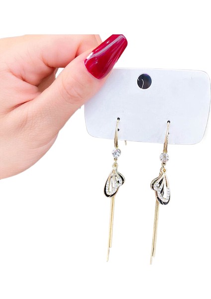 Hengshan Uzun Püskül Küpeler, Yeni Trend Tarz, Modaya Uygun ve Küpeler, Kadın Küpeleri (Yurt Dışından)