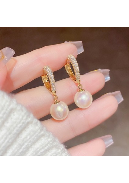 Hengshan Popüler 925 Gümüş Iğne Küpe Klasik Geometrik Uzun Püskül Küpe (Yurt Dışından)