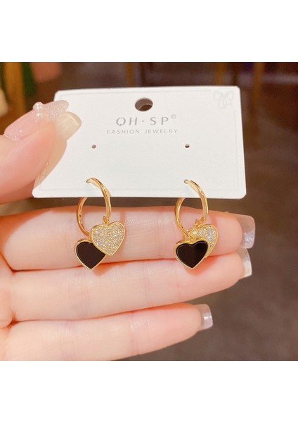 Hengshan Popüler 925 Gümüş Iğne Küpe Klasik Geometrik Uzun Püskül Küpe (Yurt Dışından)