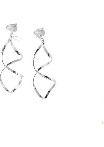 Hengshan Kore Tarzı Kamelya Tarzı Delinmemiş Küpe Inci Çiçek Dama Tahtası Elmas Küpe Kadınlar Için (Yurt Dışından)