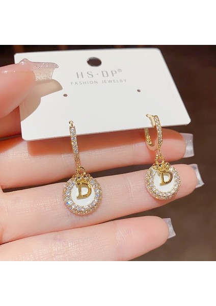 Hengshan Popüler 925 Gümüş Iğne Küpe Klasik Geometrik Uzun Püskül Küpe (Yurt Dışından)