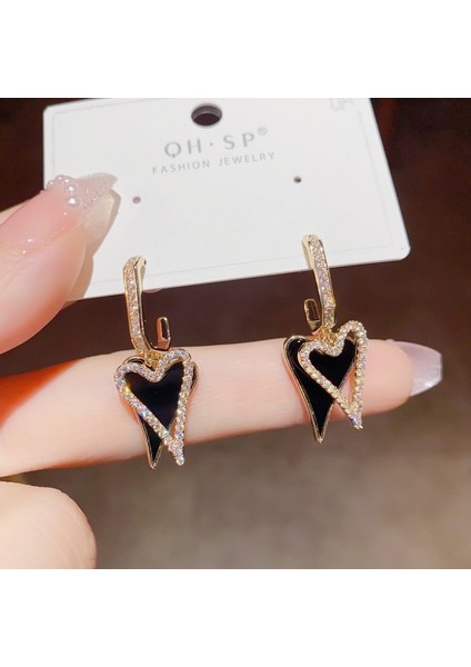 Hengshan Popüler 925 Gümüş Iğne Küpe Klasik Geometrik Uzun Püskül Küpe (Yurt Dışından)