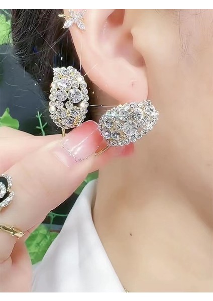 Hengshan Yeni Zarif Küpeler, Popüler Internet Ünlü Küpeleri, Üst Düzey Küpeler, Kişiselleştirilmiş Moda Küpeler (Yurt Dışından)