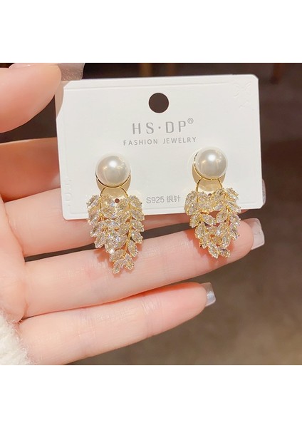 Hengshan Popüler 925 Gümüş Iğne Küpe Klasik Geometrik Uzun Püskül Küpe (Yurt Dışından)