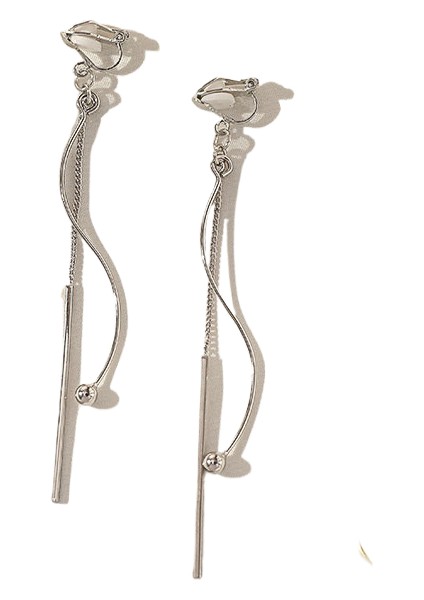 Hengshan Kore Tarzı Kamelya Tarzı Delinmemiş Küpe Inci Çiçek Dama Tahtası Elmas Küpe Kadınlar Için (Yurt Dışından)