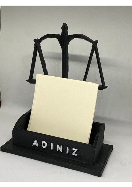 Kişiye Özel Terazi Temalı Avukat ve Hakimler Için Kalemlil ve Kartlık – Adalet Temalı Organizer fiyatları