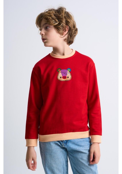 Desenli Çocuk Sweatshirt (C23-0010U)