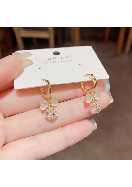 Hengshan Popüler 925 Gümüş Iğne Küpe Klasik Geometrik Uzun Püskül Küpe (Yurt Dışından)