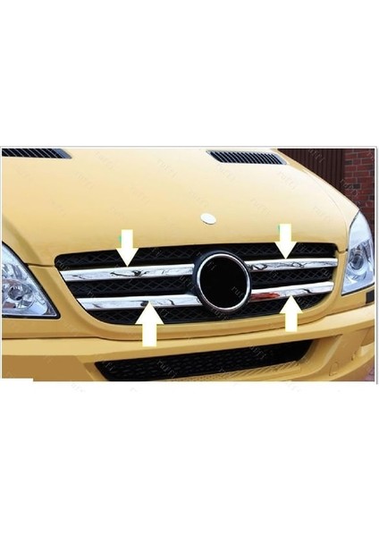 Mercedes Sprinter W906 Krom Ön Panjur 4 Parça 2006-2014 Arası