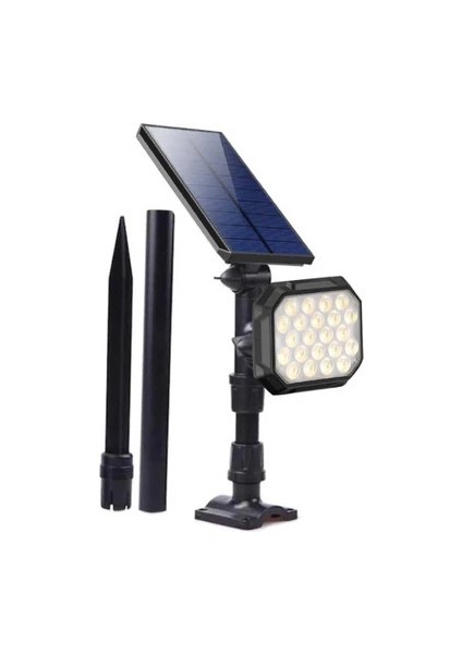 Solar LED Çim Armatürü Rgb 30W