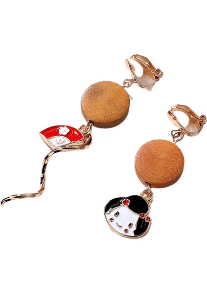 Hengshan Kadınlar Için Yeni Çok Yönlü Kulak Klipsi, Sevimli, Modaya Uygun ve Kişiselleştirilmiş Delinmeyen Küpeler, Retro Mizaç Küpeleri (Yurt Dışından)