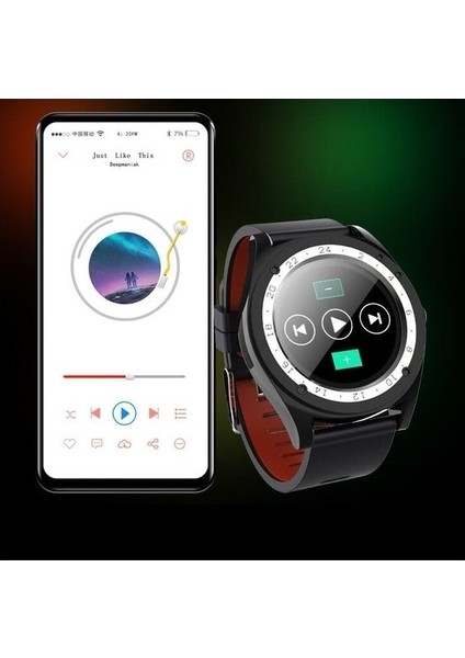 Arion M10 Çok Fonksiyonlu Akıllı Saat - Kırmızı (Yurt Dışından)