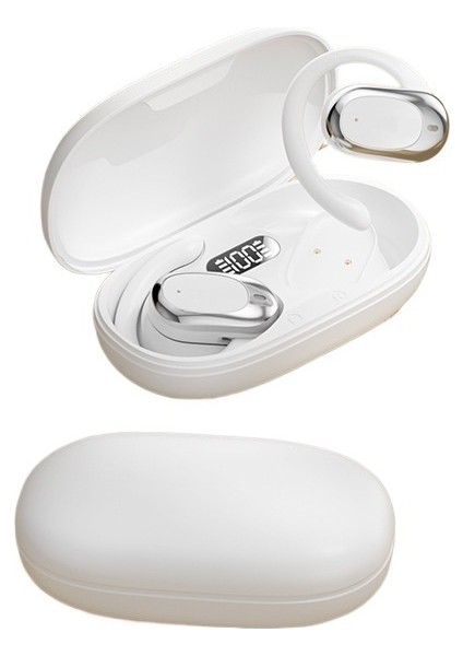 OWSM57 Kablosuz Bluetooth Kulaklık, Kulak Içi Olmayan, Kulak Üstü Spor Kemik Iletimli Kulaklık (Yurt Dışından)
