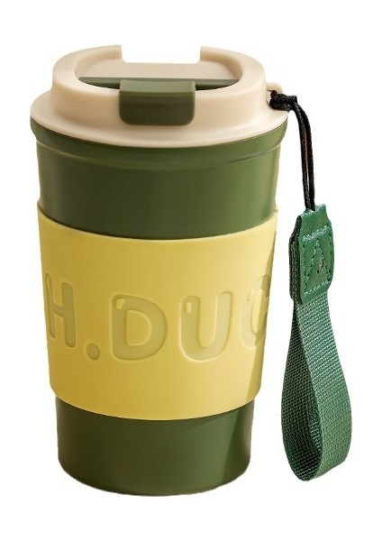 Kahve Fincanı Karikatür Taşınabilir Termos Bardak Araba 304 Paslanmaz Çelik Su Bardağı (Yurt Dışından)