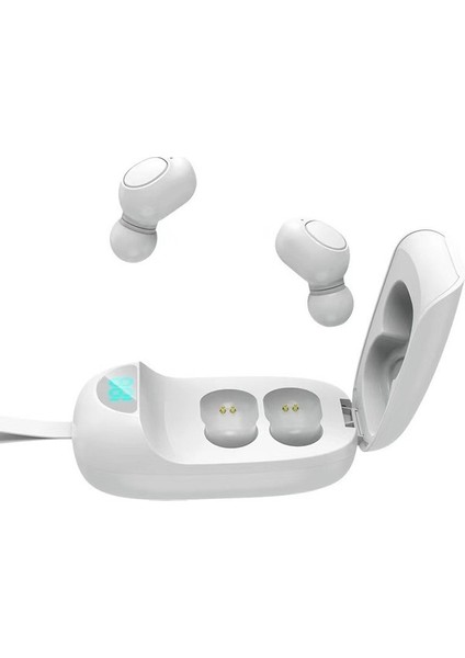 Dijital Ekran Kablosuz Bluetooth Kulaklıklar Havalı Kulak Içi Kulaklıklar (Yurt Dışından)