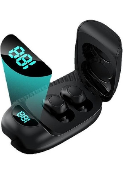 Dijital Ekran Kablosuz Bluetooth Kulaklıklar Havalı Kulak Içi Kulaklıklar (Yurt Dışından) fiyatları