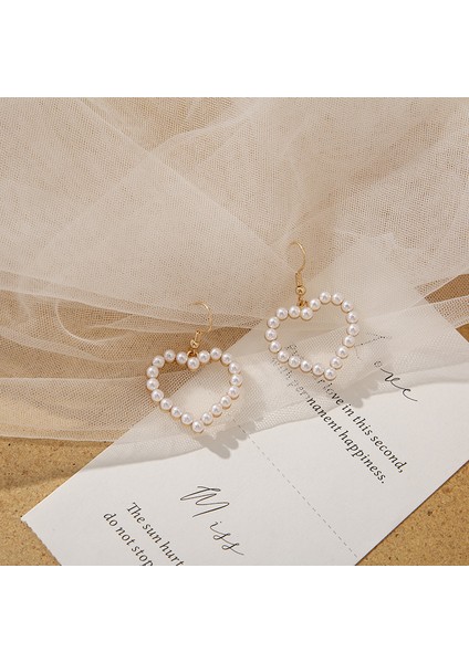 Hengshan Xiaoxiang Inci Küpeler Niş Retro Küpeler S925 Gümüş Iğne Küpeler Üst Seviye Bayan Küpeleri (Yurt Dışından)