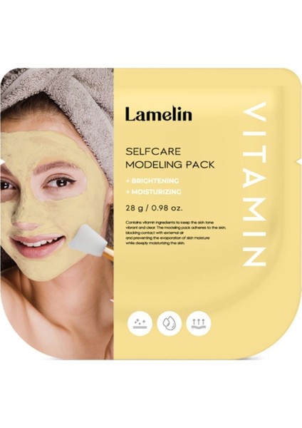Aydınlatıcı ve Canlandırıcı Tek Kullanımlık Modelling Maske Seti Lamelin Modelling Pack
