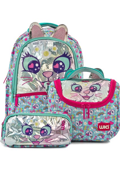 Sweet Cat Kız Çocuk Okul Seti