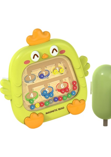Çocuk Puzzle Tavuk Manyetik Fırça Çizim Tahtası Mantıksal Düşünme Egzersizi (Yurt Dışından)