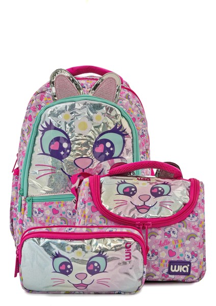 Sweet Cat Kız Çocuk Okul Seti