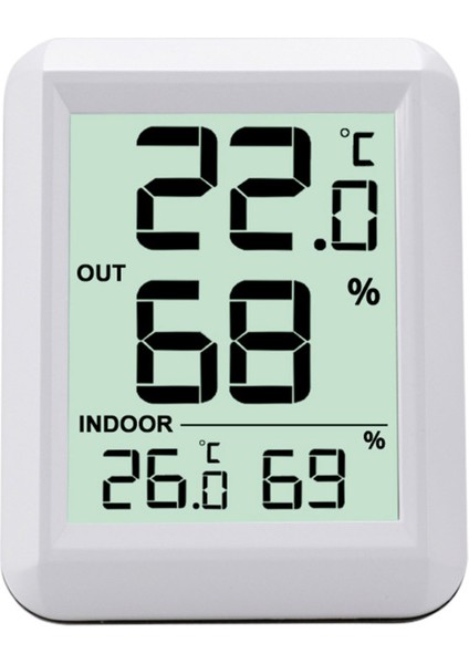 Dijital Higrometre Termometre, Iç-Dış Nem Ölçer 100 Metre LCD Ekran Sera ve Çiftlik Için (Yurt Dışından)