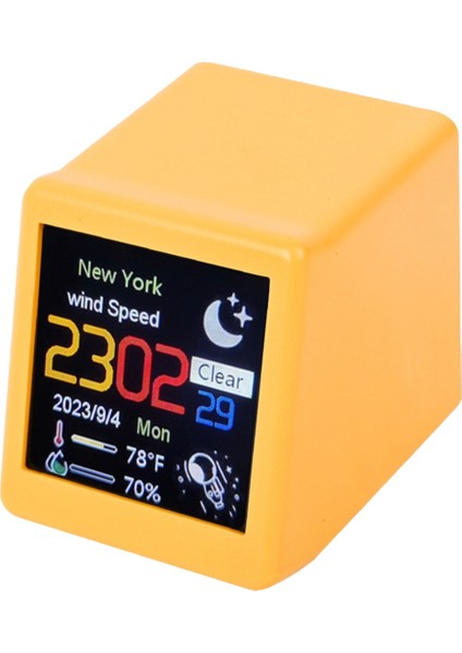 Akıllı Wifi Hava Istasyonu: Dokunmatik Ekranlı Gıf Destekli Fotoğraf Çerçevesi ve Termometre-Higrometre (Yurt Dışından)