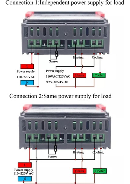 Dijital Sıcaklık Nem Kontrol Röle Sensörlü 110-220V (Yurt Dışından)