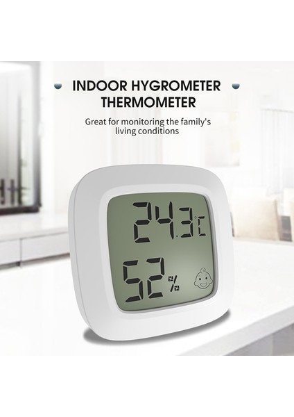 Mini Manyetik Iç Mekan Nem ve Sıcaklık Ölçer Kolay Kurulum (Yurt Dışından) modelleri