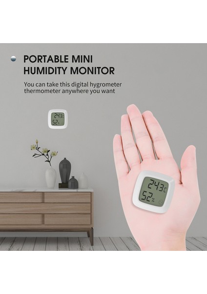 Mini Manyetik Iç Mekan Nem ve Sıcaklık Ölçer Kolay Kurulum (Yurt Dışından) fırsatları