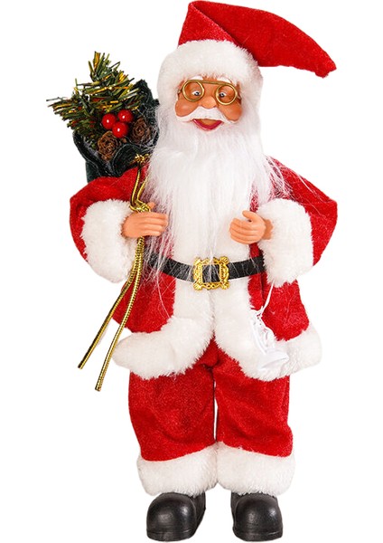 Yeni Noel Süsleri 12 Inç Ayakta Noel Baba Bebek Yaratıcı Noel Sırt Çantası Yaşlı Adam Bebek Süsleri (Yurt Dışından)