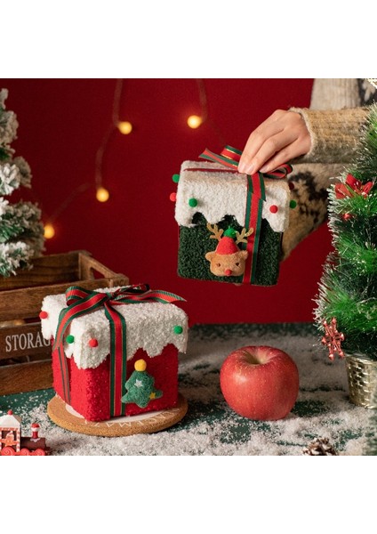 Apple Hediye Kutusu Hediye Noel Kadife Elma Kutusu Dekorasyon Dekorasyon Noel Hatıra Hediye (Yurt Dışından) fiyatları