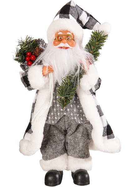 Yeni Noel Süsleri 12 Inç Ayakta Noel Baba Bebek Yaratıcı Noel Sırt Çantası Yaşlı Adam Bebek Süsleri (Yurt Dışından)