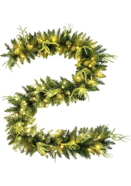 Simüle Edilmiş Noel Dekorasyonu Rattan Çam Iğneleri ve Çam Kozalakları Noel Dekorasyonu Duvara Asılı Atmosfer Düzeni Simüle Edilmiş Noel Rattanı (Yurt Dışından)