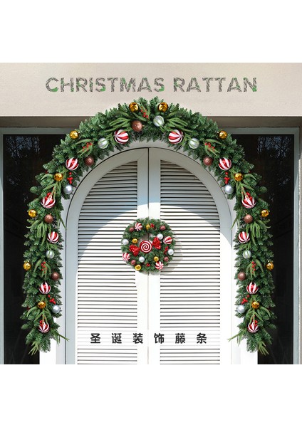 Simüle Edilmiş Noel Dekorasyonu Rattan Çam Iğneleri ve Çam Kozalakları Noel Dekorasyonu Duvara Asılı Atmosfer Düzeni Simüle Edilmiş Noel Rattanı (Yurt Dışından) fiyatları