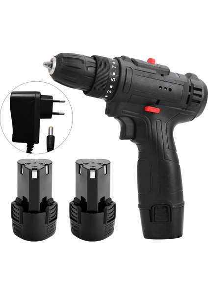 12V Kablosuz Darbeli Matkap Şarj Edilebilir Lityum Pil Ev & Hobi (Yurt Dışından)