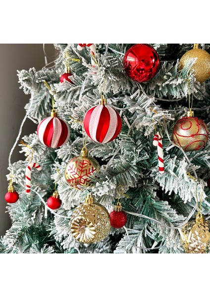 Noel Dekorasyonu Elektroliz Topu Plastik Top Özel Şekilli Boyalı Noel Topu Hediye Noel Ağacı Kolye (Yurt Dışından) fiyatları